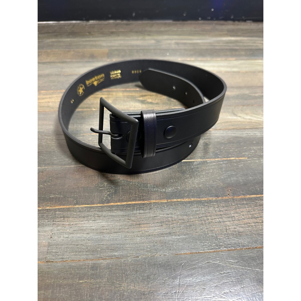 Boston Leather 6605 US Postal Approved Duty Belt Black Leather Mens Size 34 USA